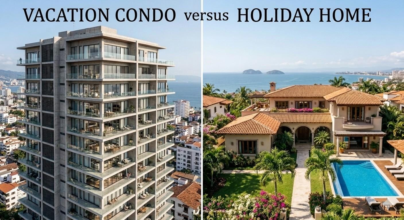 Condominio vs. Casa: ¿Cuál es Mejor como Renta Vacacional en Puerto Vallarta?